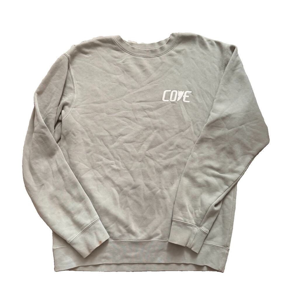 Cove Surf Light Green Logo Sweatshirt Sz M Medium